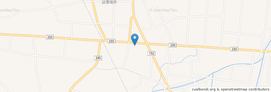 Mapa de ubicacion de きらやか銀行 米沢西支店 en 日本, 山形県, 米沢市.