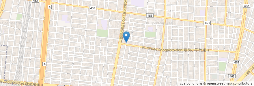 Mapa de ubicacion de 松本歯科医院 en Giappone, Tokyo, 台東区.