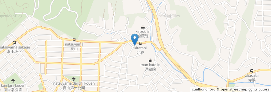 Mapa de ubicacion de 昔ながらのラーメン しらい en Japon, Préfecture De Kanagawa, 横浜市, 金沢区.