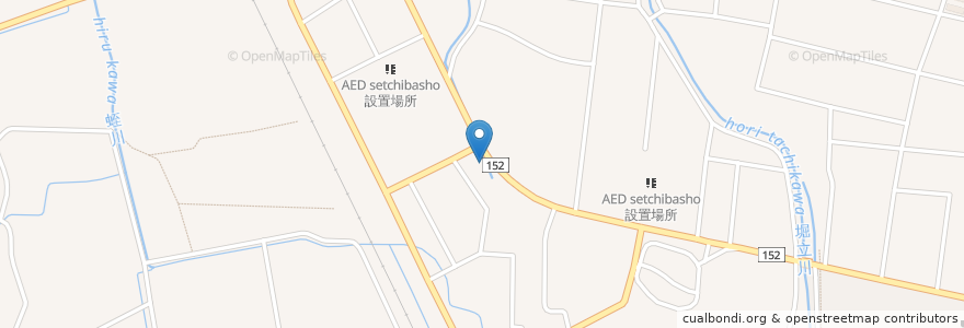 Mapa de ubicacion de 金ちゃんラーメン en 日本, 山形県, 米沢市.