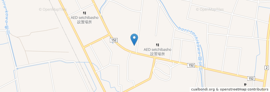 Mapa de ubicacion de 笹井内科クリニック en 일본, 야마가타현, 米沢市.