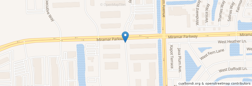Mapa de ubicacion de LTCS Commerce Parkway en United States, Florida, Broward County, Miramar.
