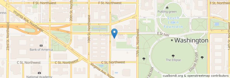 Mapa de ubicacion de Greenberry's en Stati Uniti D'America, Washington, Washington.