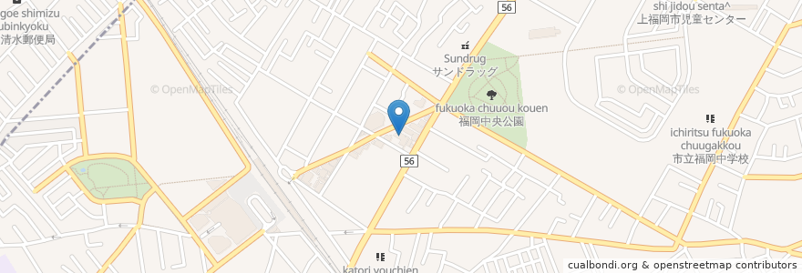Mapa de ubicacion de BIG ECHO en Jepun, 埼玉県, ふじみ野市.