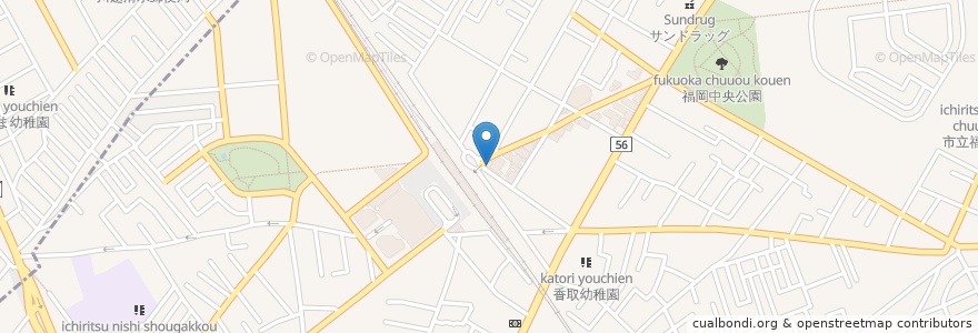 Mapa de ubicacion de はながさ en 일본, 사이타마현, ふじみ野市.