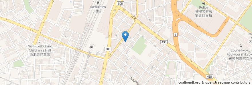 Mapa de ubicacion de ガスト en 日本, 东京都/東京都, 豊島区.