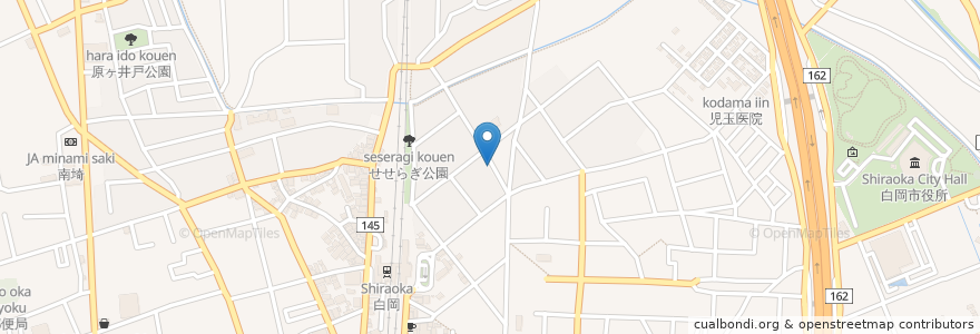 Mapa de ubicacion de 更科駐車場 en Jepun, 埼玉県, 白岡市.