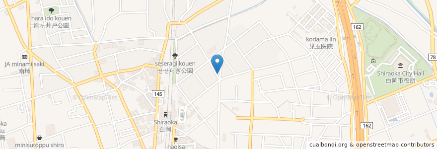 Mapa de ubicacion de 白岡市消防団第1分団 en Japan, Saitama Prefecture, Shiraoka.