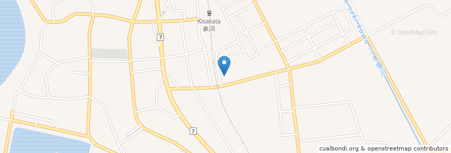 Mapa de ubicacion de 武道島いとうクリニック en Japan, Akita Prefecture, Nikaho.