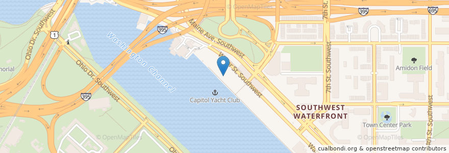 Mapa de ubicacion de The Brighton en Verenigde Staten, Washington D.C., Washington.