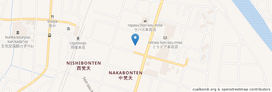 Mapa de ubicacion de Sahara Dental Clinic en Japan, Akita Prefecture, Yurihonjo.