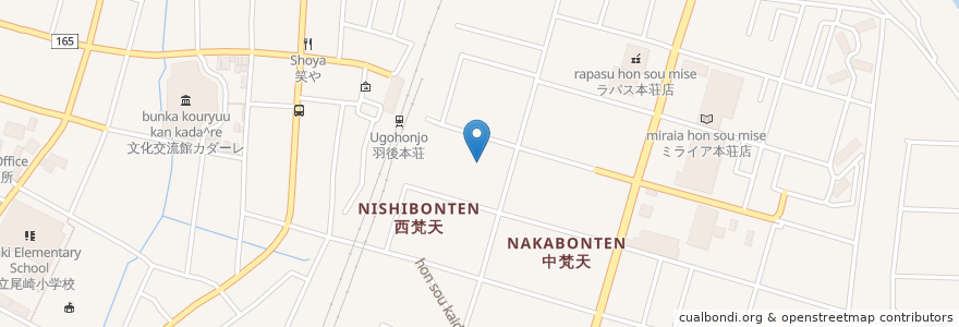 Mapa de ubicacion de さけみ小児科クリニック en 日本, 秋田県, 由利本荘市.