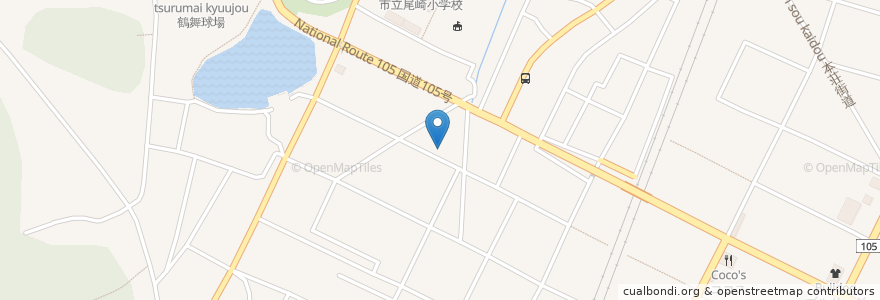 Mapa de ubicacion de 御門町のホルモン屋 en Япония, Акита, 由利本荘市.