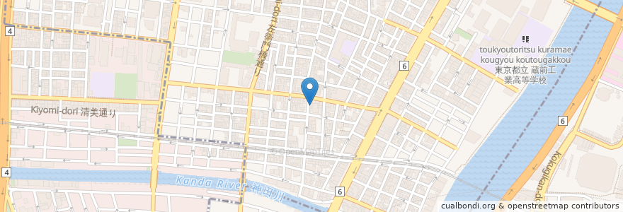 Mapa de ubicacion de セピア薬局 en اليابان, 東京都, 台東区.