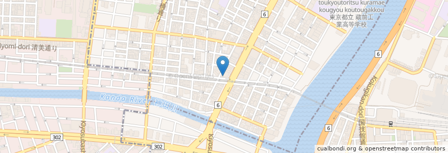 Mapa de ubicacion de 街のハンバーグ屋さん en Japan, 東京都, 台東区.