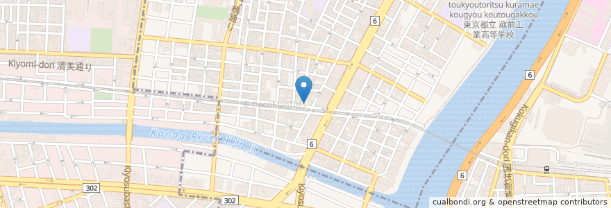 Mapa de ubicacion de 肉食堂 優 en Japan, Tokio, 台東区.