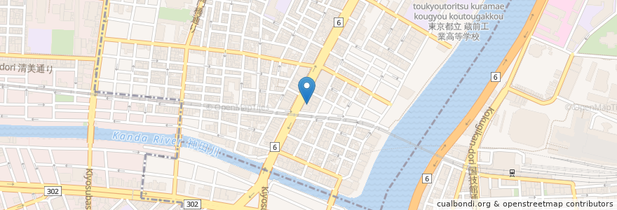 Mapa de ubicacion de コメダ珈琲店 en Japan, Tokyo, Taito.