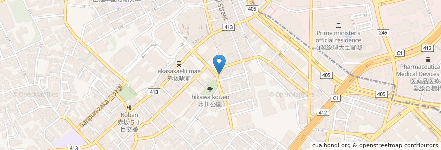 Mapa de ubicacion de Jeeko en Japan, Tokyo, Minato.