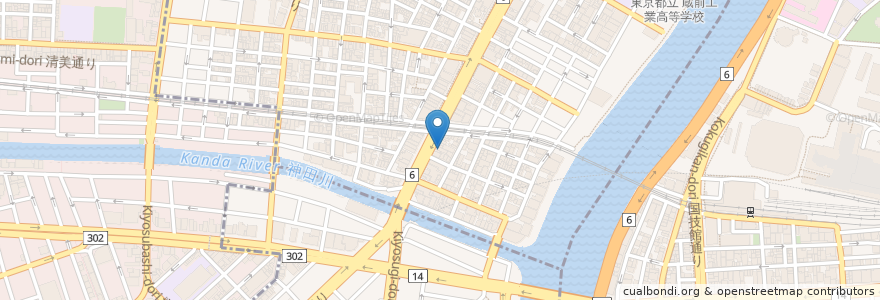 Mapa de ubicacion de いきなりステーキ en 日本, 东京都/東京都, 台東区.