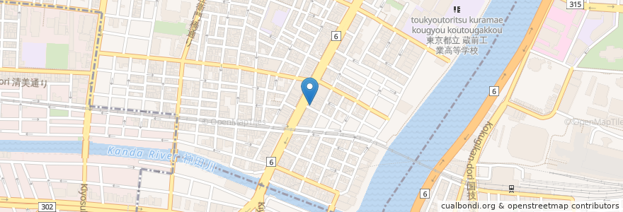Mapa de ubicacion de すき家 en Jepun, 東京都, 台東区.