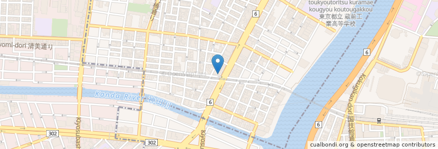 Mapa de ubicacion de HONEST en 日本, 東京都, 台東区.