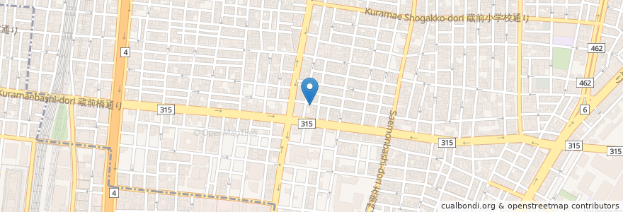 Mapa de ubicacion de 兼六すし en 日本, 東京都, 台東区.