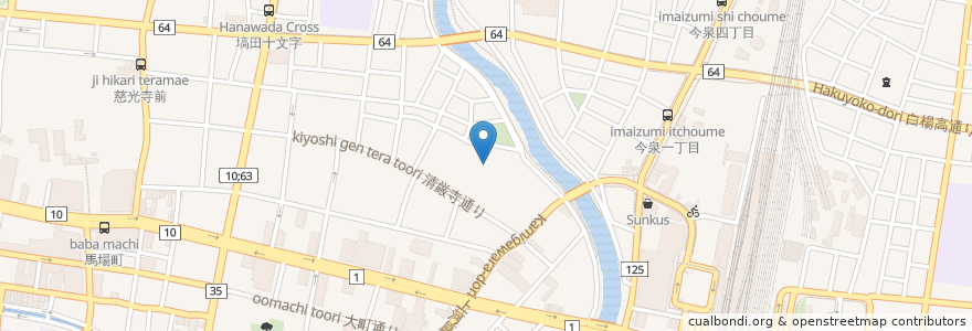 Mapa de ubicacion de 清巖寺 en Japan, Präfektur Tochigi, 宇都宮市.