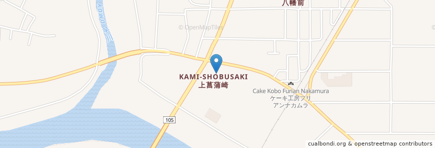 Mapa de ubicacion de 飛鳥神社 en Japonya, 秋田県, 由利本荘市.
