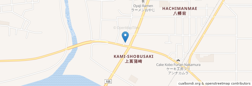 Mapa de ubicacion de 平成国際高等学院 en Japão, 秋田県, 由利本荘市.