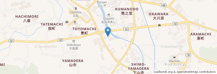 Mapa de ubicacion de ほかり歯科医院 en 日本, 秋田県, 由利本荘市.