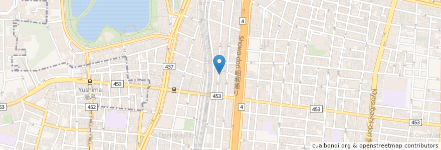 Mapa de ubicacion de 故郷味 en 日本, 東京都, 台東区.