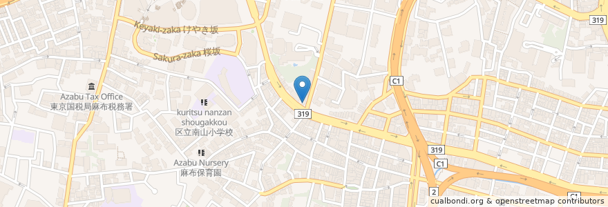 Mapa de ubicacion de Gostoso en Япония, Токио, Минато.