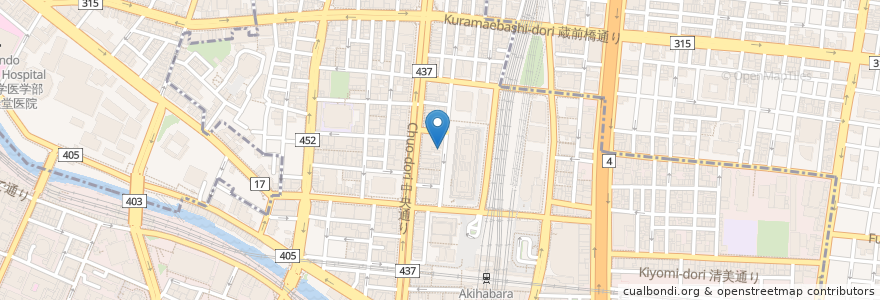 Mapa de ubicacion de COLLABO CAFE HONPO en Japan, Tokyo, Chiyoda.