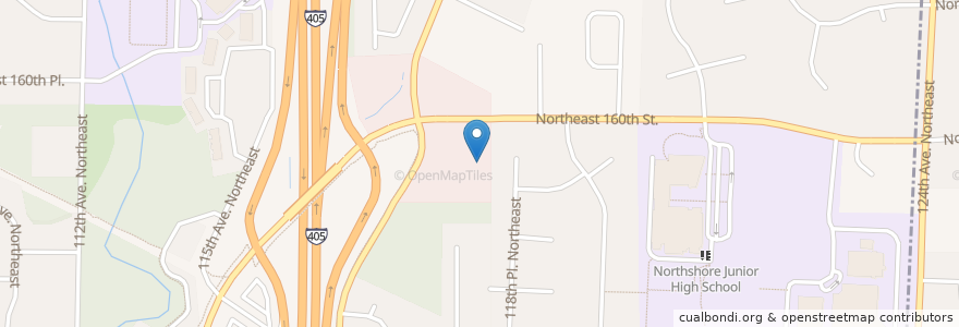Mapa de ubicacion de Eastside Chiropractic en United States, Washington, Bothell, King County.