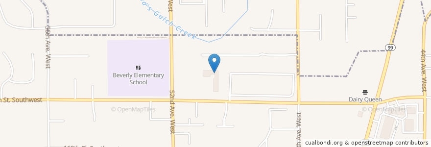 Mapa de ubicacion de Ixtapa en Amerika Syarikat, Washington, Snohomish County, Lynnwood.