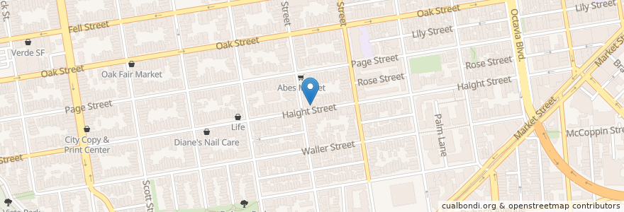 Mapa de ubicacion de Emanuel Coffee en 美利坚合众国/美利堅合眾國, 加利福尼亚州/加利福尼亞州, 旧金山市县/三藩市市縣/舊金山市郡, 旧金山.