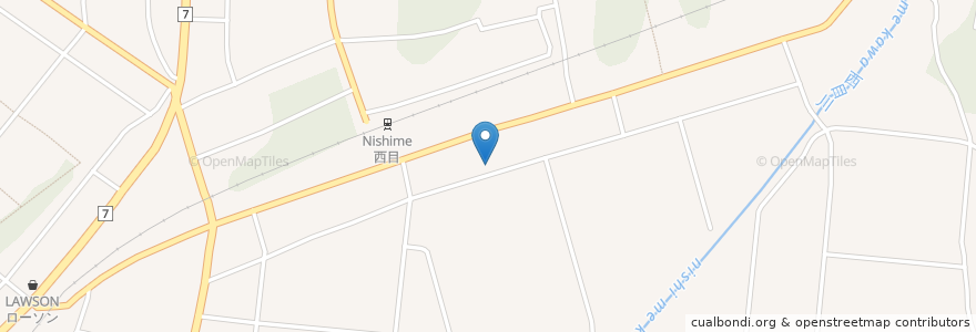 Mapa de ubicacion de ささき事務所 en 일본, 아키타현, 由利本荘市.