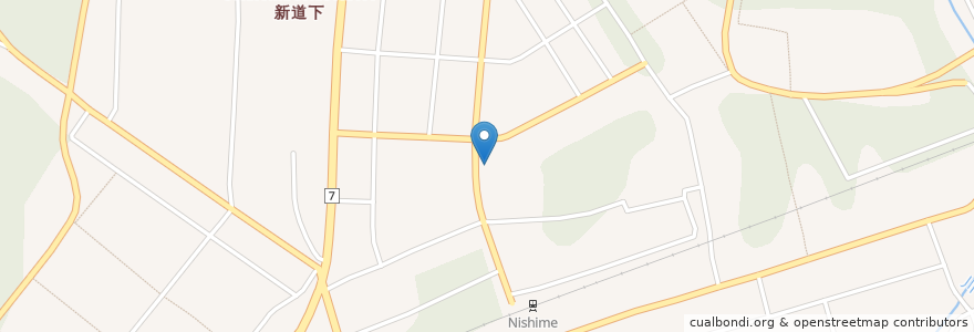 Mapa de ubicacion de フレンド en 일본, 아키타현, 由利本荘市.