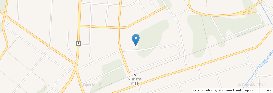 Mapa de ubicacion de あいば歯科クリニック en 日本, 秋田県, 由利本荘市.