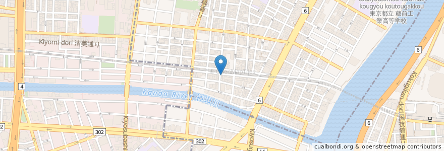 Mapa de ubicacion de 居酒屋弥三郎 en Japonya, 東京都.