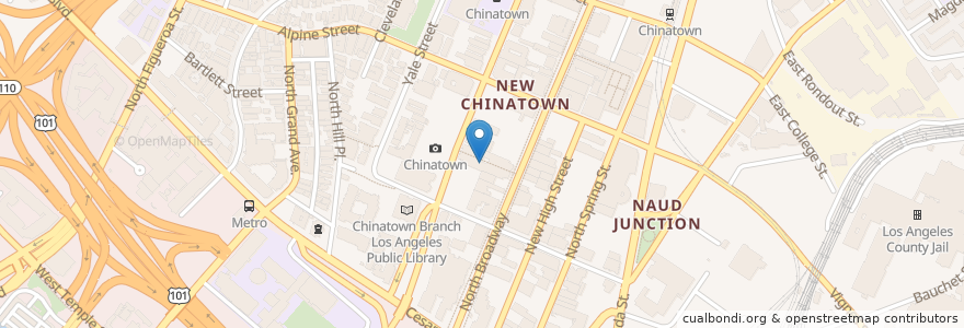 Mapa de ubicacion de Chego en United States, California, Los Angeles County, Los Angeles.