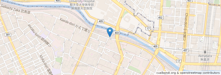 Mapa de ubicacion de シェーン英会話 en Giappone, Tokyo, Chiyoda.