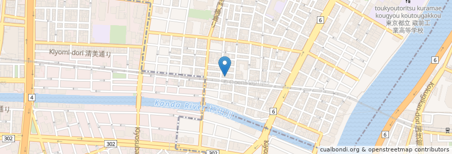 Mapa de ubicacion de 来々軒 en 日本, 东京都/東京都.