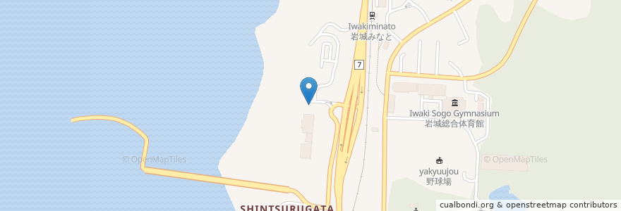 Mapa de ubicacion de レストラン ケベック en ژاپن, 秋田県, 由利本荘市.