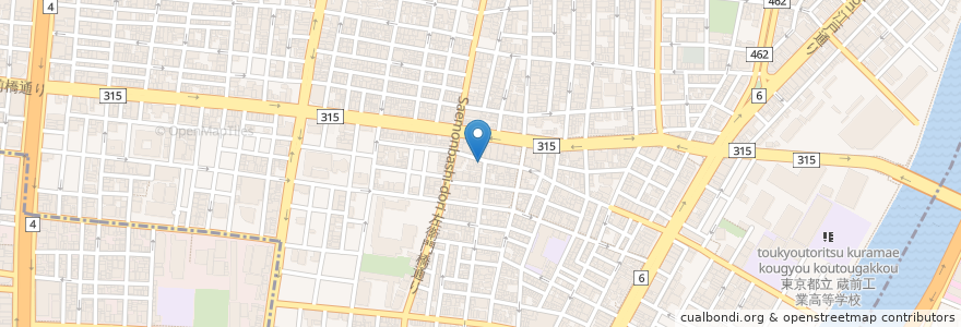 Mapa de ubicacion de Little Japan Cafe en Japan, 東京都, 台東区.