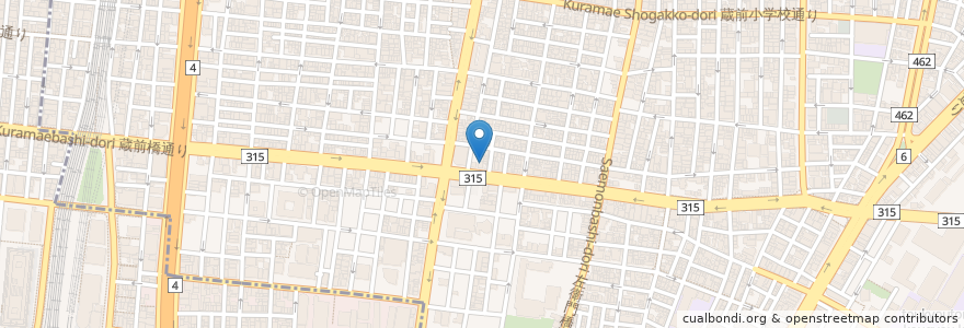 Mapa de ubicacion de ソヤムラ歯科医院 en Japon, Tokyo, 台東区.