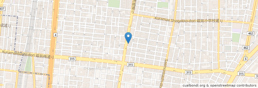 Mapa de ubicacion de チャト動物病院 en Japonya, 東京都, 台東区.