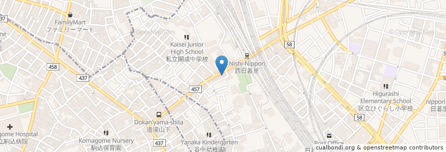Mapa de ubicacion de Restaurant Booooose en ژاپن, 東京都.