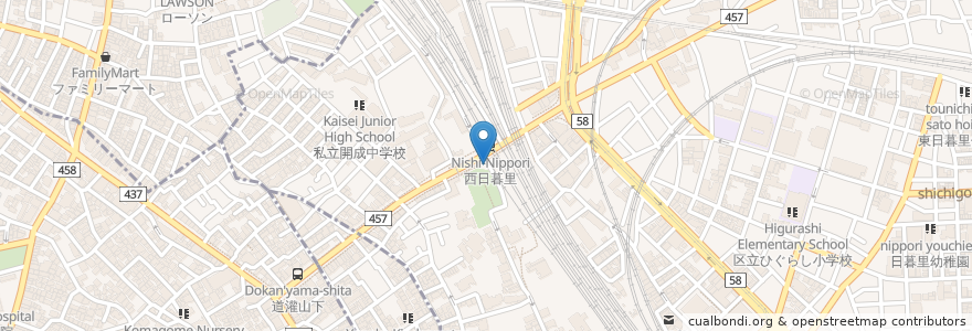 Mapa de ubicacion de ハート音楽院 ギター教室 en Japonya, 東京都.