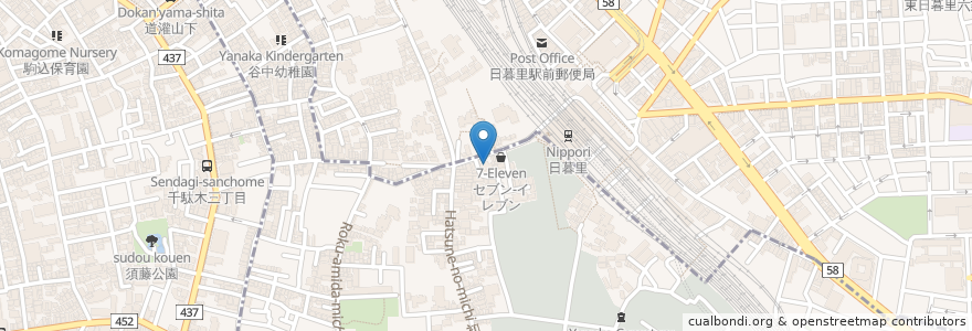Mapa de ubicacion de ルノアール en ژاپن, 東京都, 台東区.